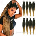 Synthetic Easy Braids Hair Super Jumbo Tz Braids Hair Yaki  X Pression Woman Ombre Jumbo Braiding Hair Extensions